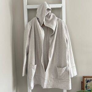 LOFT Open Front Cardigan Hooded Sweatshirt
